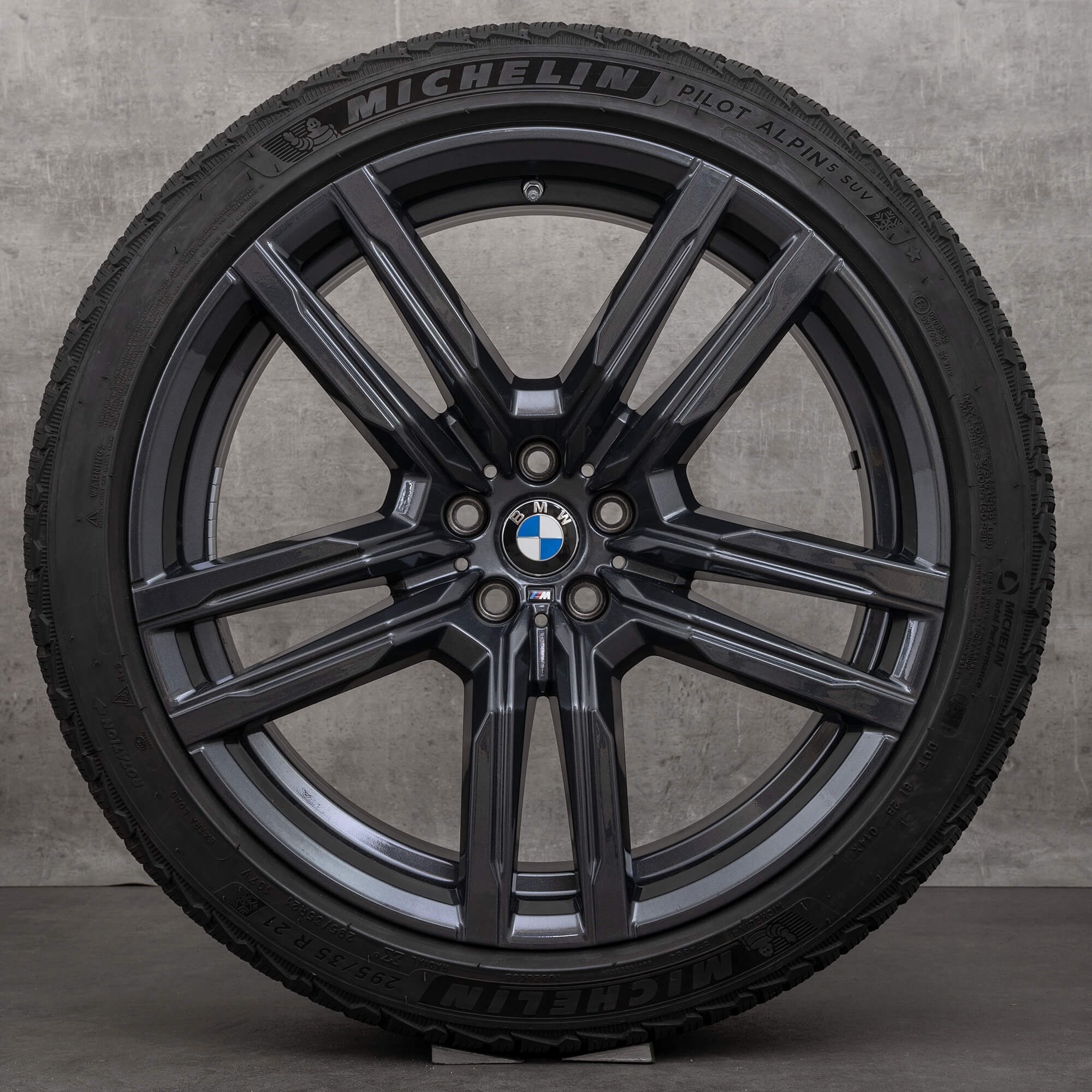 BMW X5M F95 X6M F96 winter wheels 21 inch rims 808 M tires