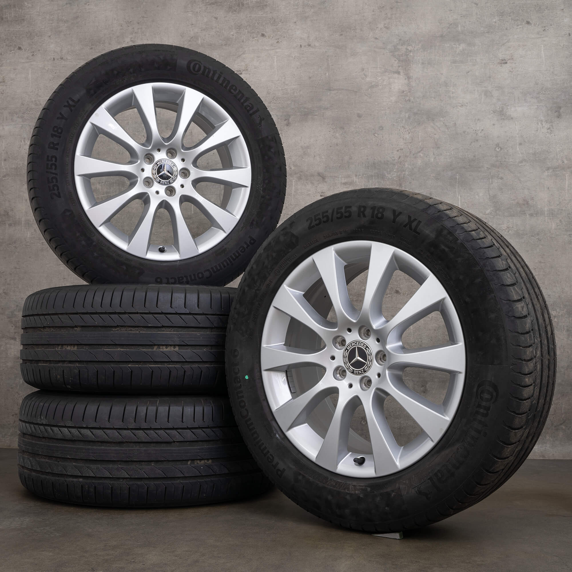 OEM Mercedes M Class ML W166 18 inch summer tires rims A1664010602