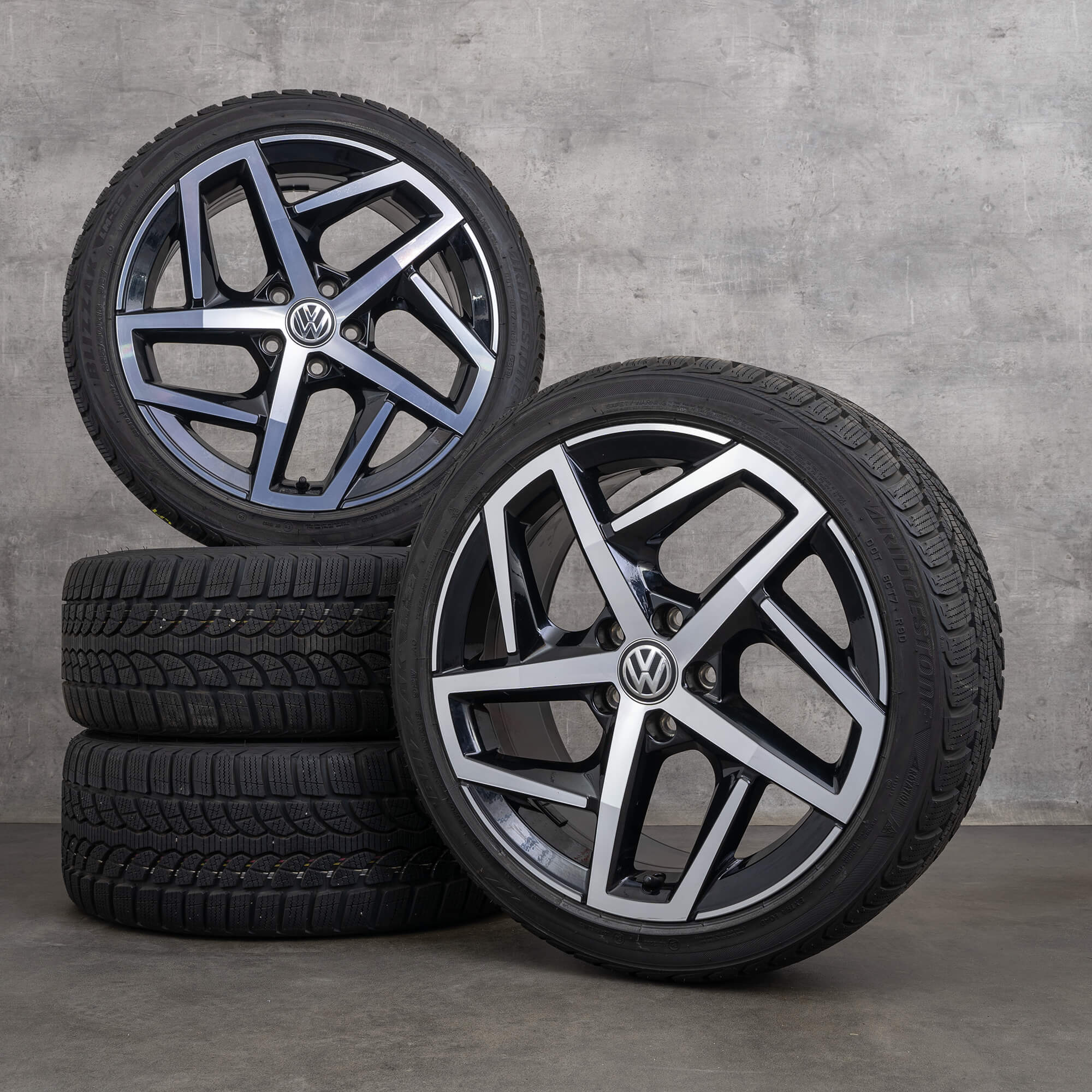 VW Golf 8 GTE GTI GTD winter wheels 18 inch rims tires 5H0601025G