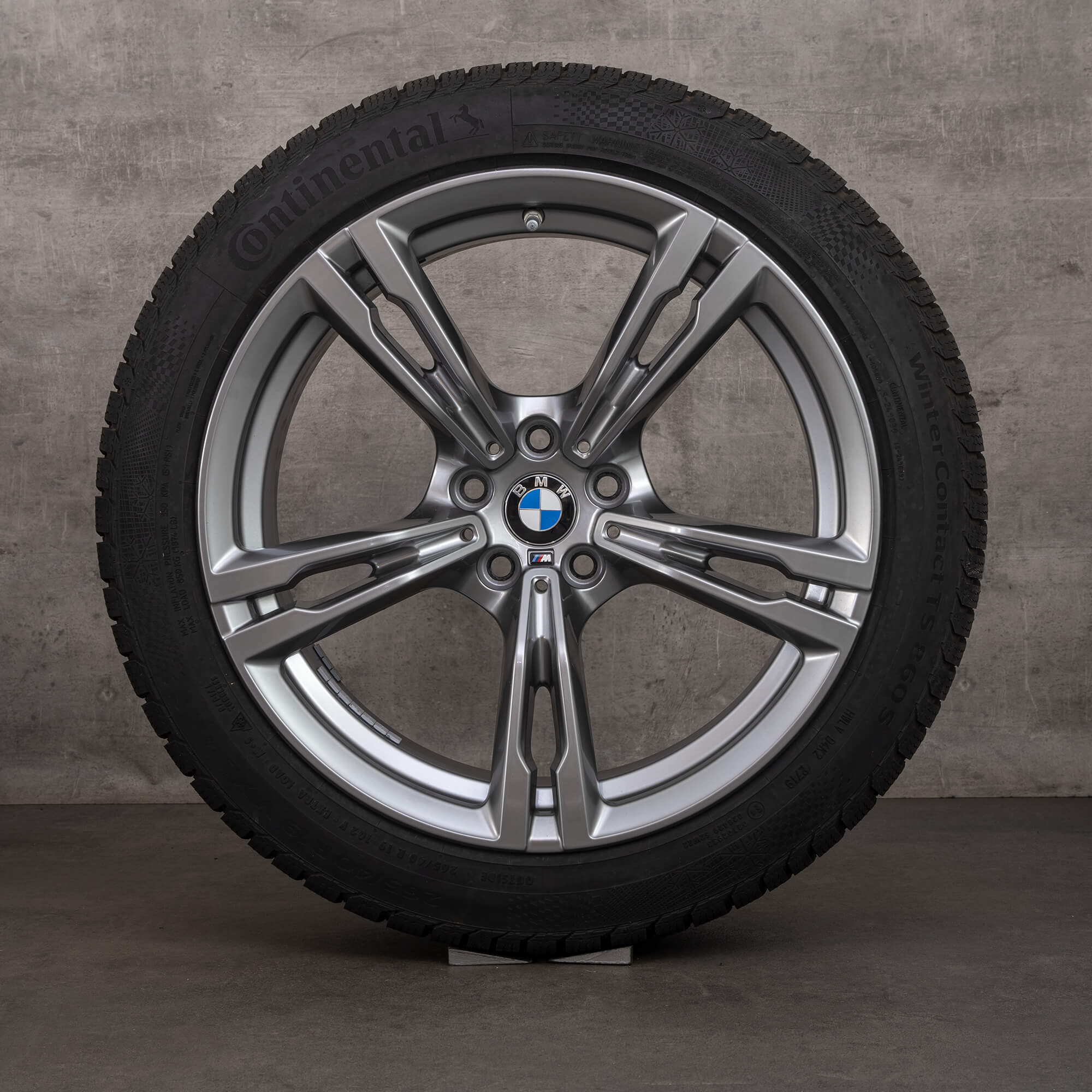 BMW 19 inch M5 F90 OEM winter wheels tires styling 705 M 6.5 - 7.5 mm