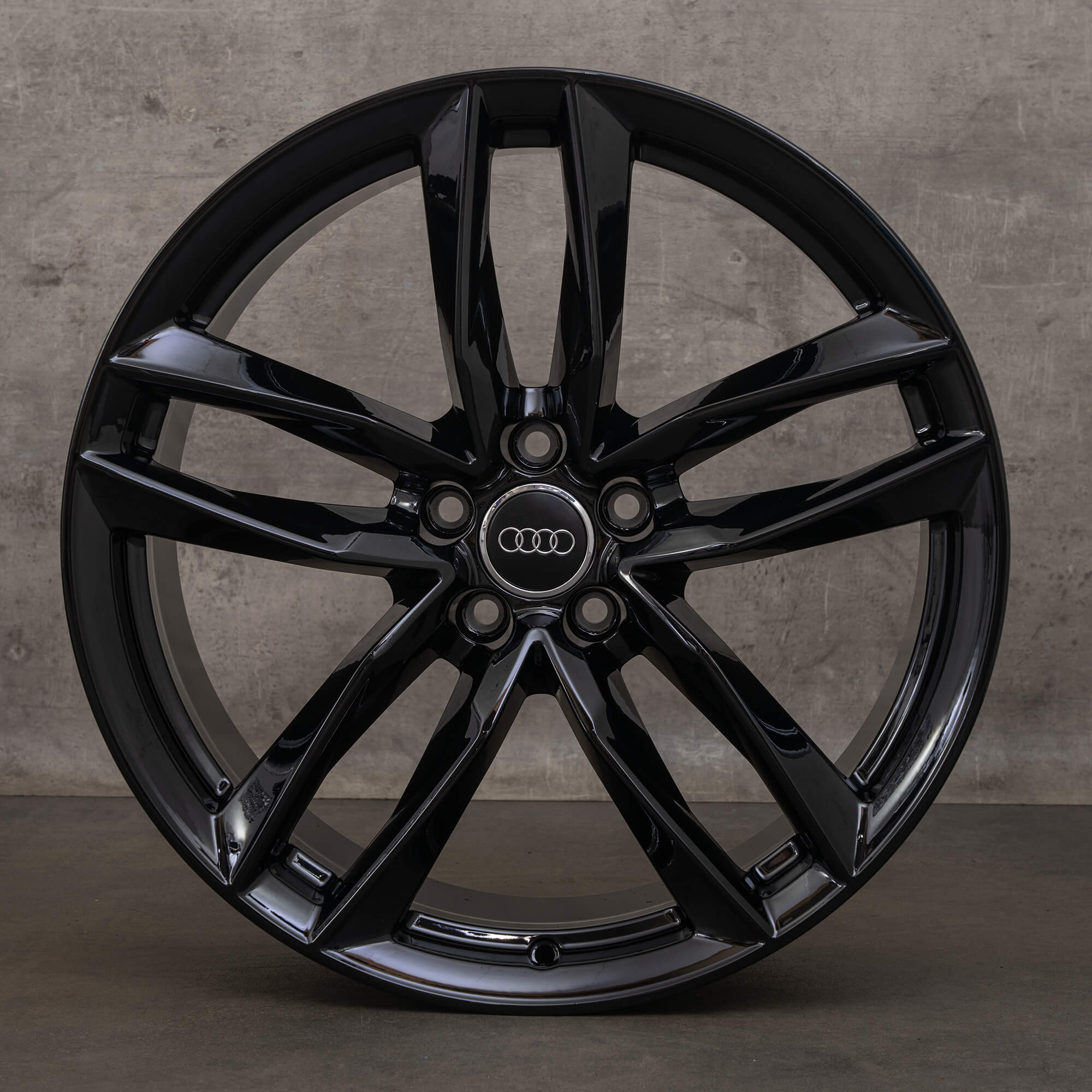 Originele Audi A5 S5 velgen 20 inch B8 8T 8F 8T0601025DG Quattro zwart