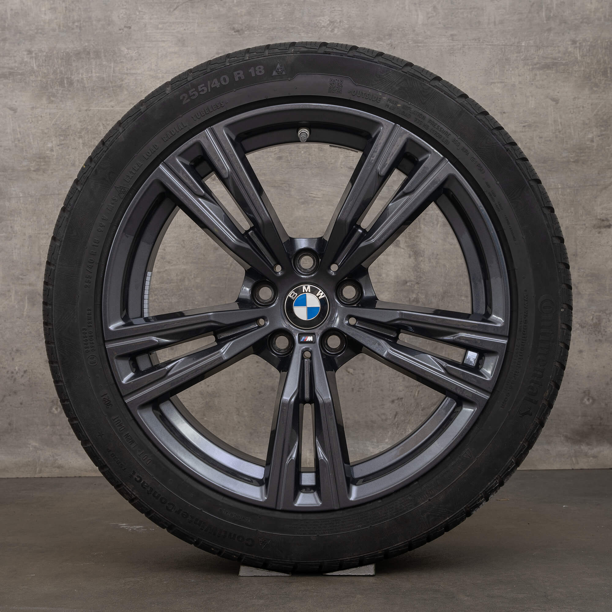 Pneus de inverno originais BMW Z4 G29 18 polegadas com estilo 798 M 8091466 8091467 orbit cinza