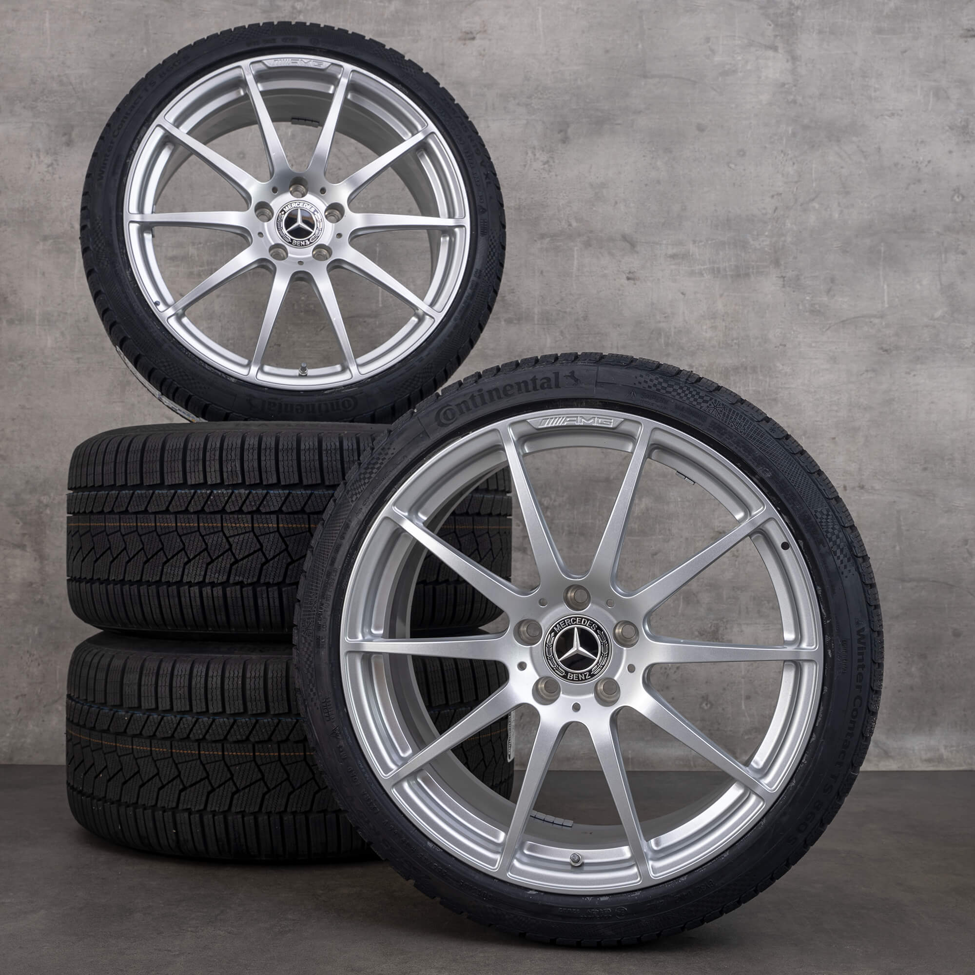 19 pouces Mercedes Benz AMG GT & S C190 R190 hiver roues complètes pneus hiver