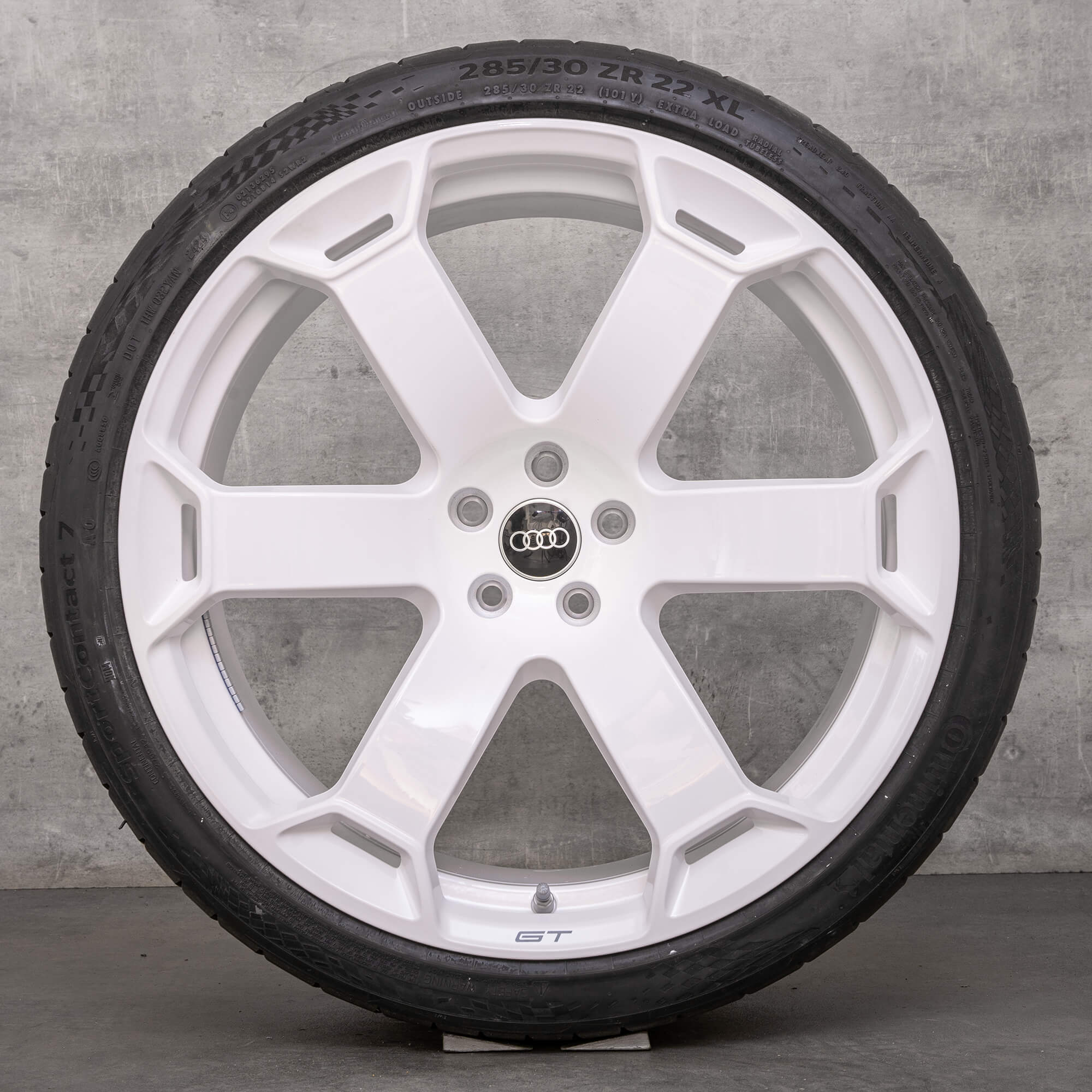 Original Audi RS6 RS7 GT llantas de verano 22 pulgadas 4K C8 retro 4K0601025EB blanco