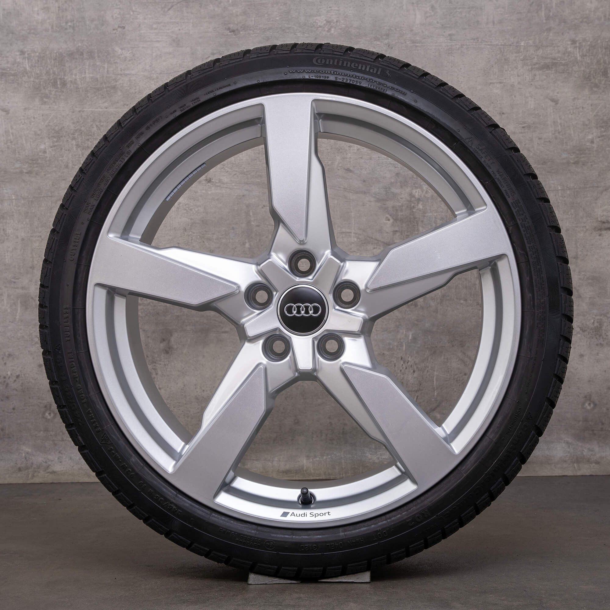 OEM Audi TT TTS RS winter wheels 19 inch 8S FV rims 8S0601025AA silver