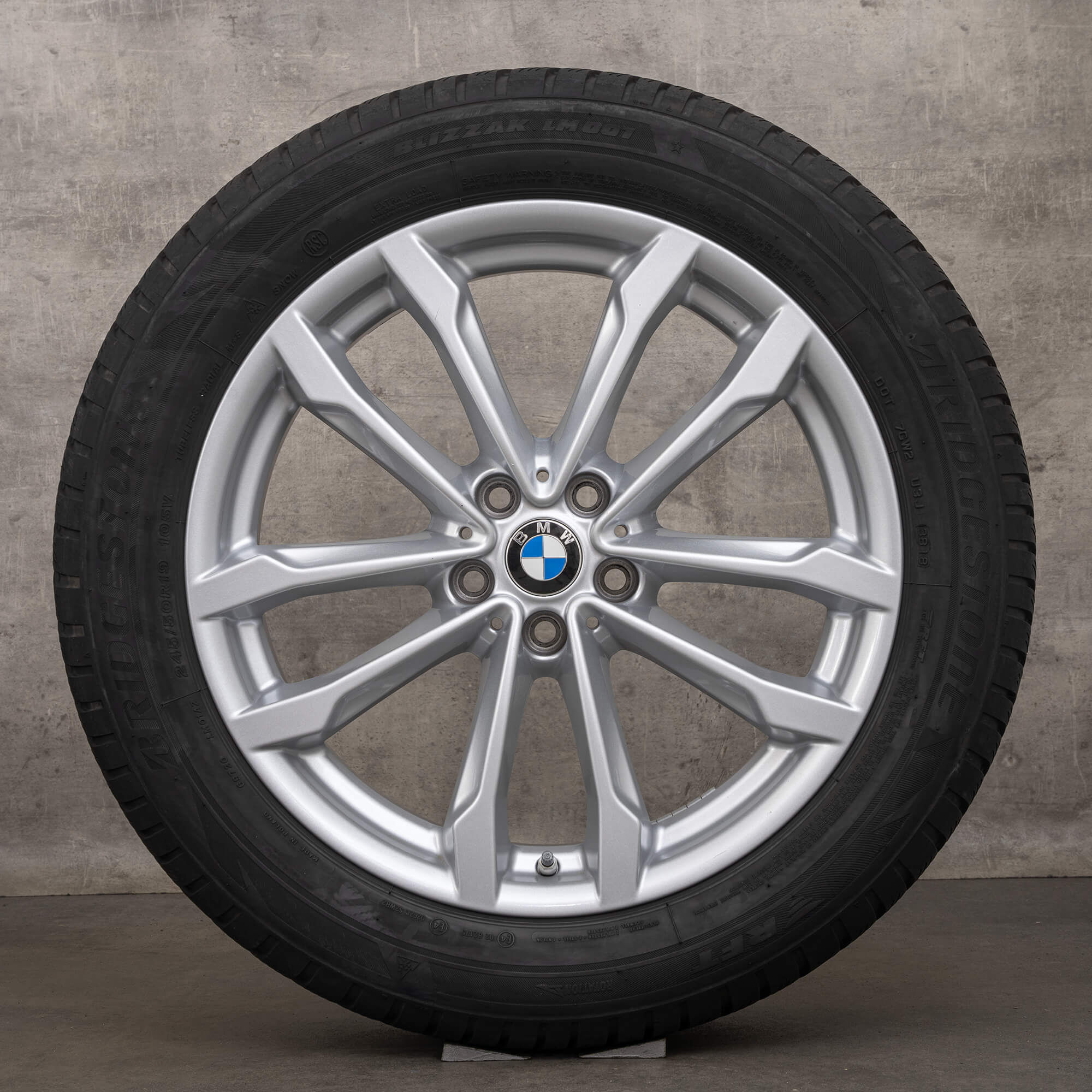 Originele BMW X3 G01 X4 G02 19 inch velgen winterbanden 6877325 691 zilver