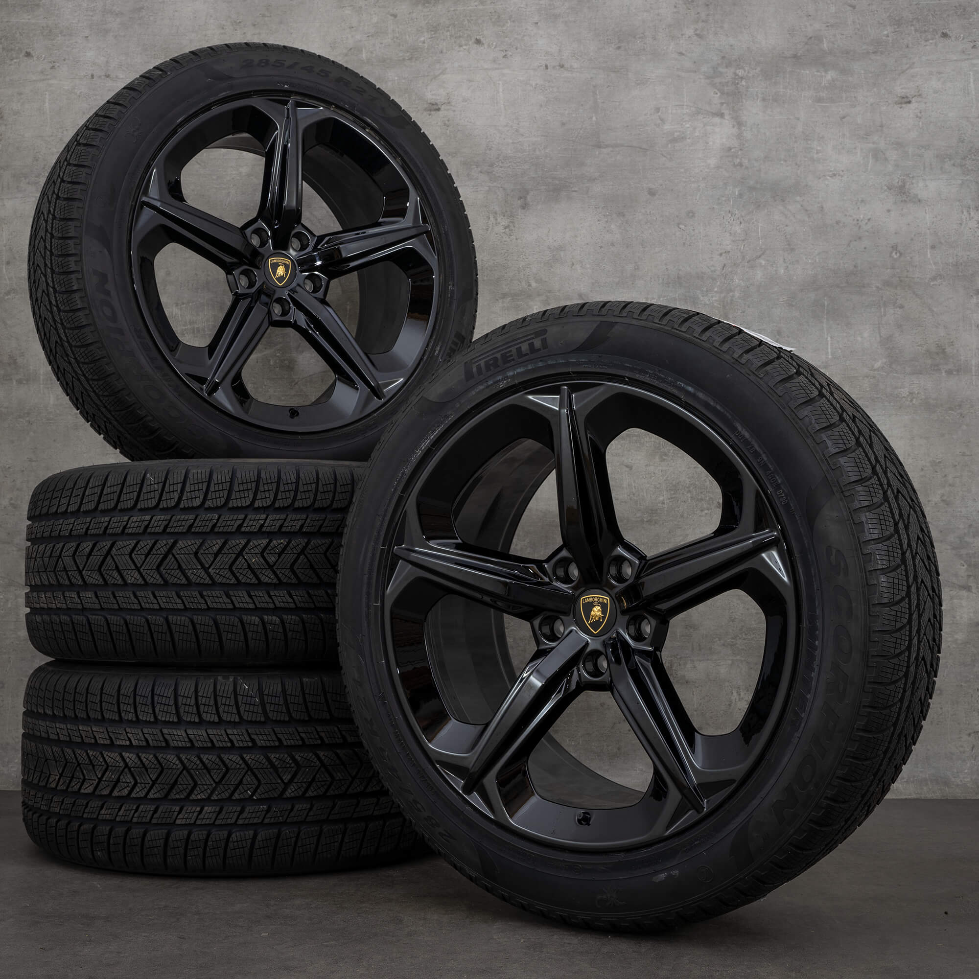 Lamborghini Urus jante 21 inch anvelope iarna roti OEM aluminiu NOU