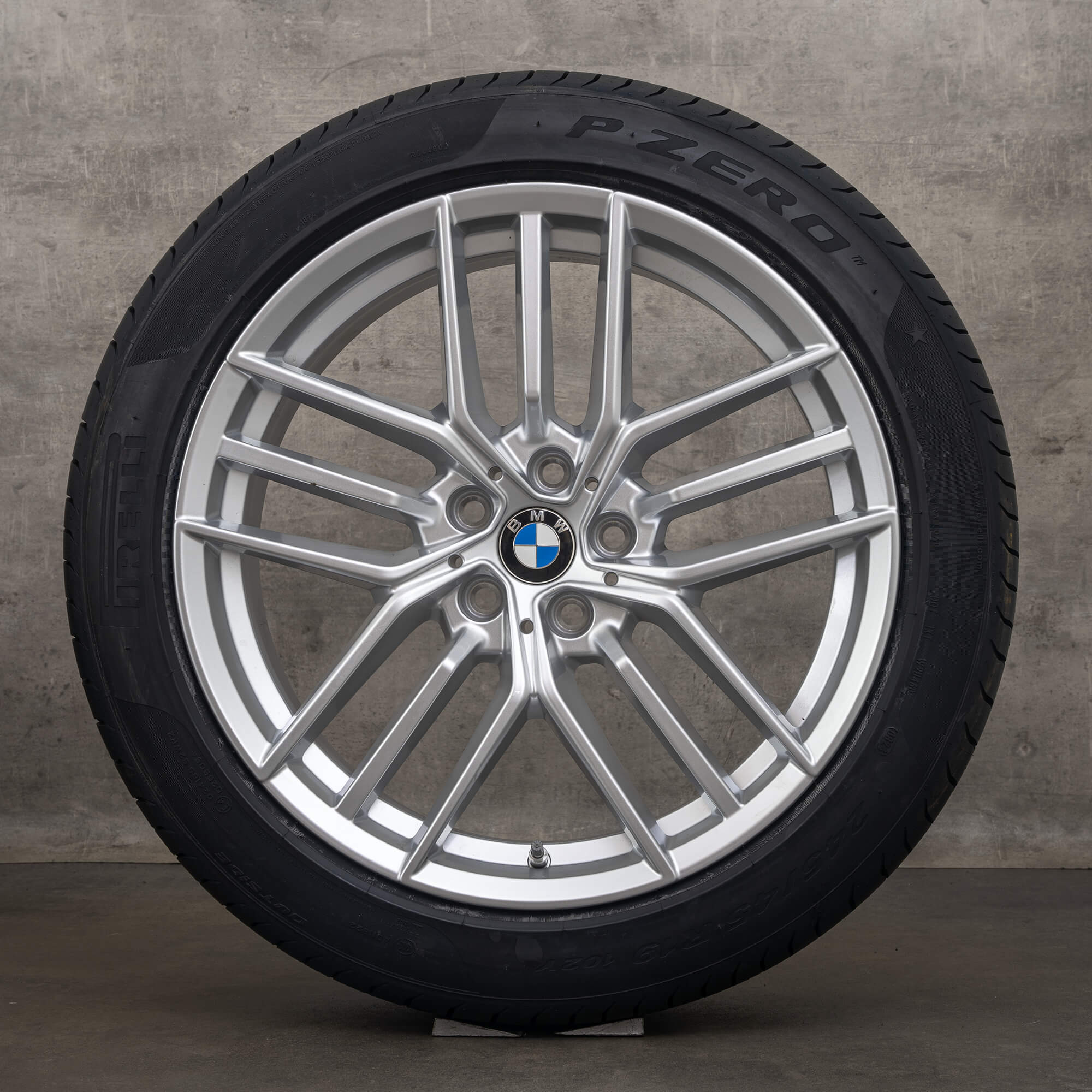 Jantes originais BMW Série 5 i5 19 polegadas G60 G61 rodas de verão estilo 933 5A324D6 prata NOVO