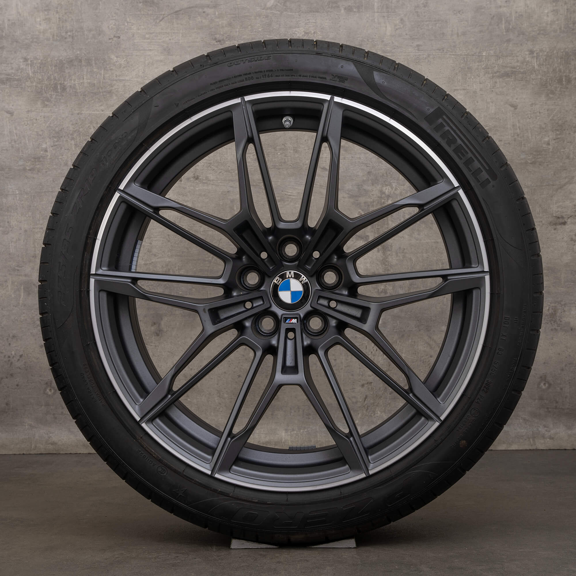 Originale BMW M2 G87 M3 G80 G81 M4 G82 G83 19 20 tommer sommerdæk 825 M fælge