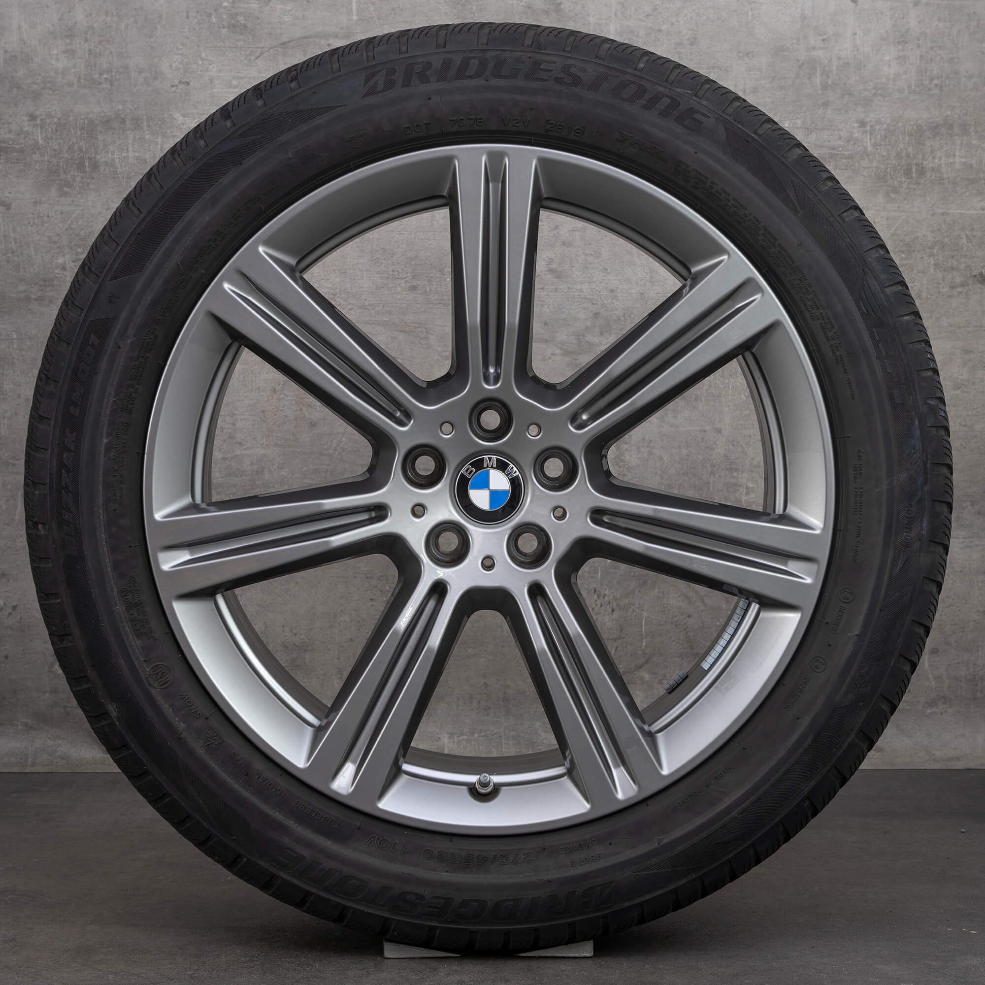 BMW 20 tums fälgar X5 G05 X6 G06 styling 736 vinterdäck vinterhjul 6883753