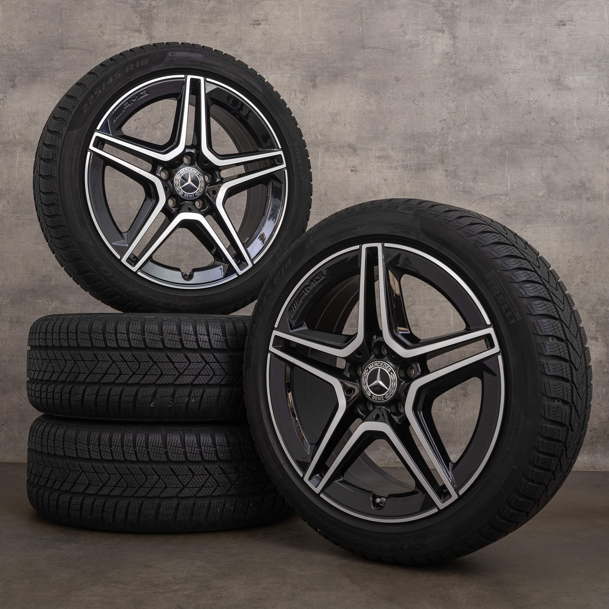 Originele Mercedes Benz AB Klasse CLA AMG winterwielen 18 inch W177 W247