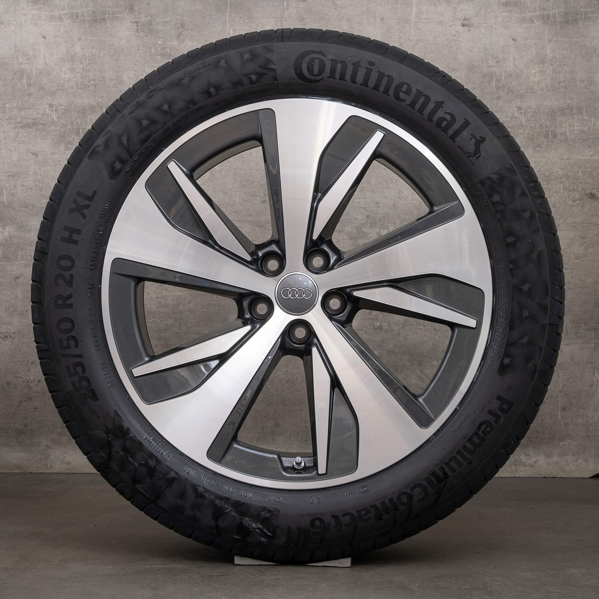 Audi e-tron GE Q8 4KE summer wheels 20 inch rims tires 4KE601025AF NEW