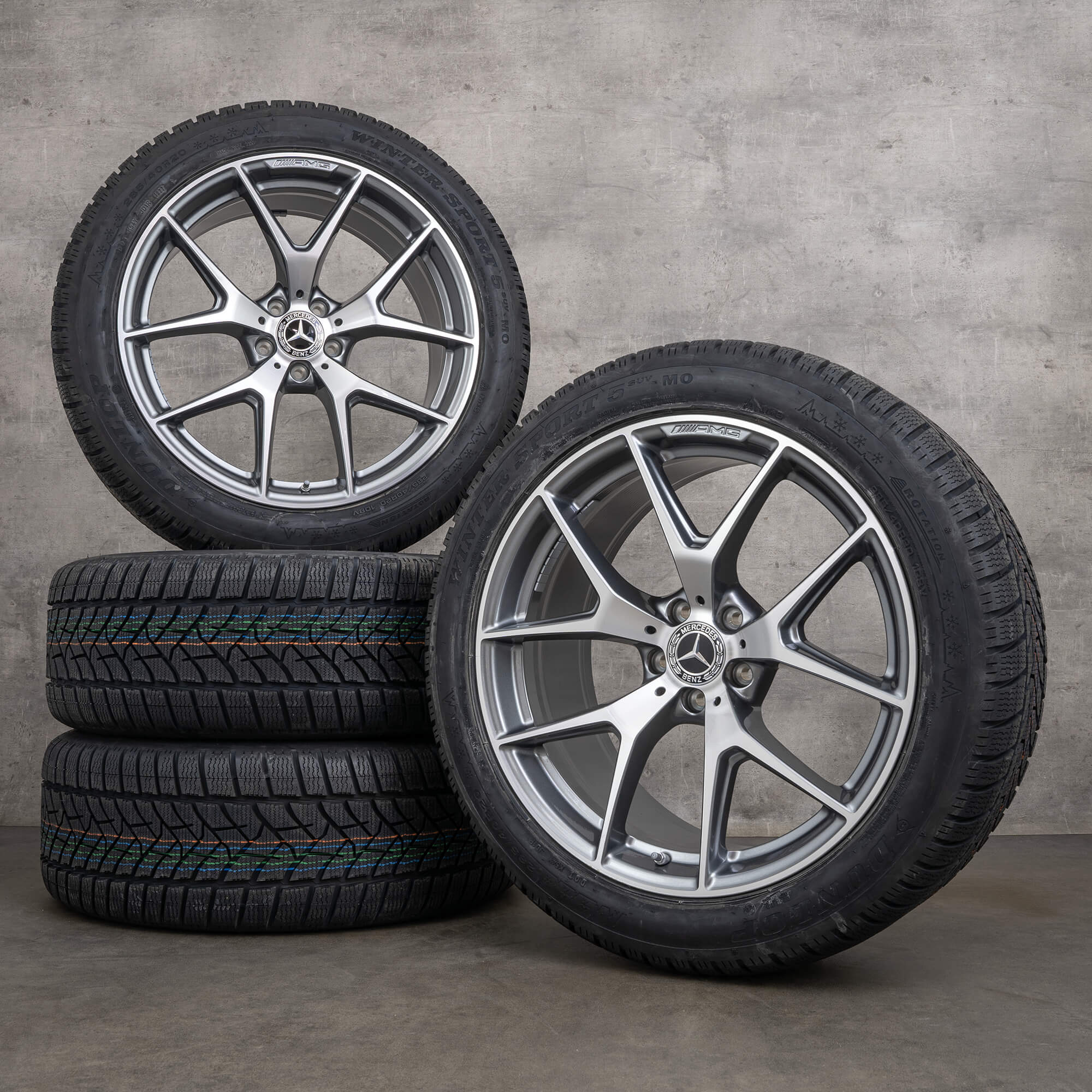 Jantes Mercedes de 20 polegadas GLC X253 C253 GLC43 AMG pneus inverno rodas