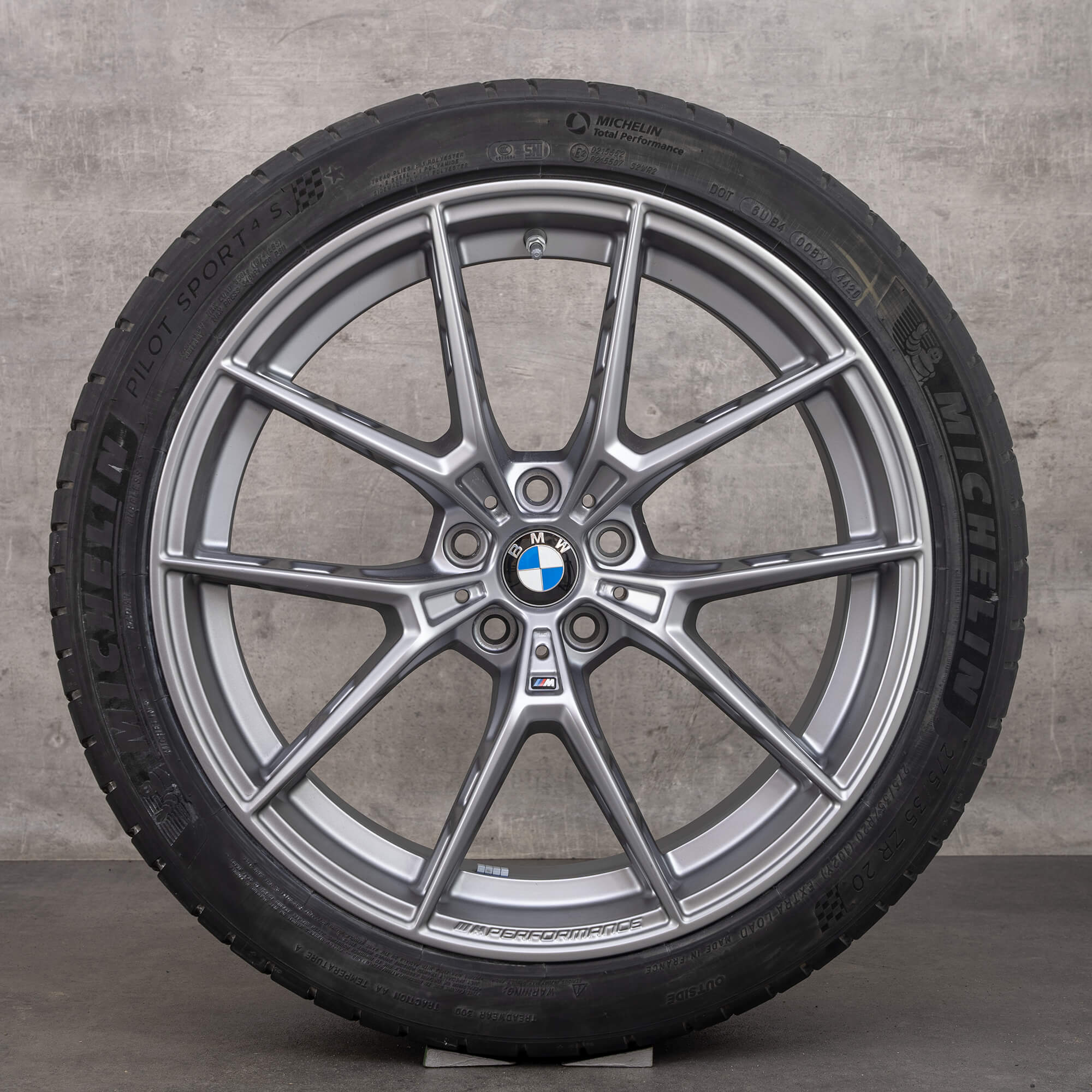 BMW 20 tommer fælge M5 F90 M8 F91 F92 M863 alu sommerdæk sommerhjul