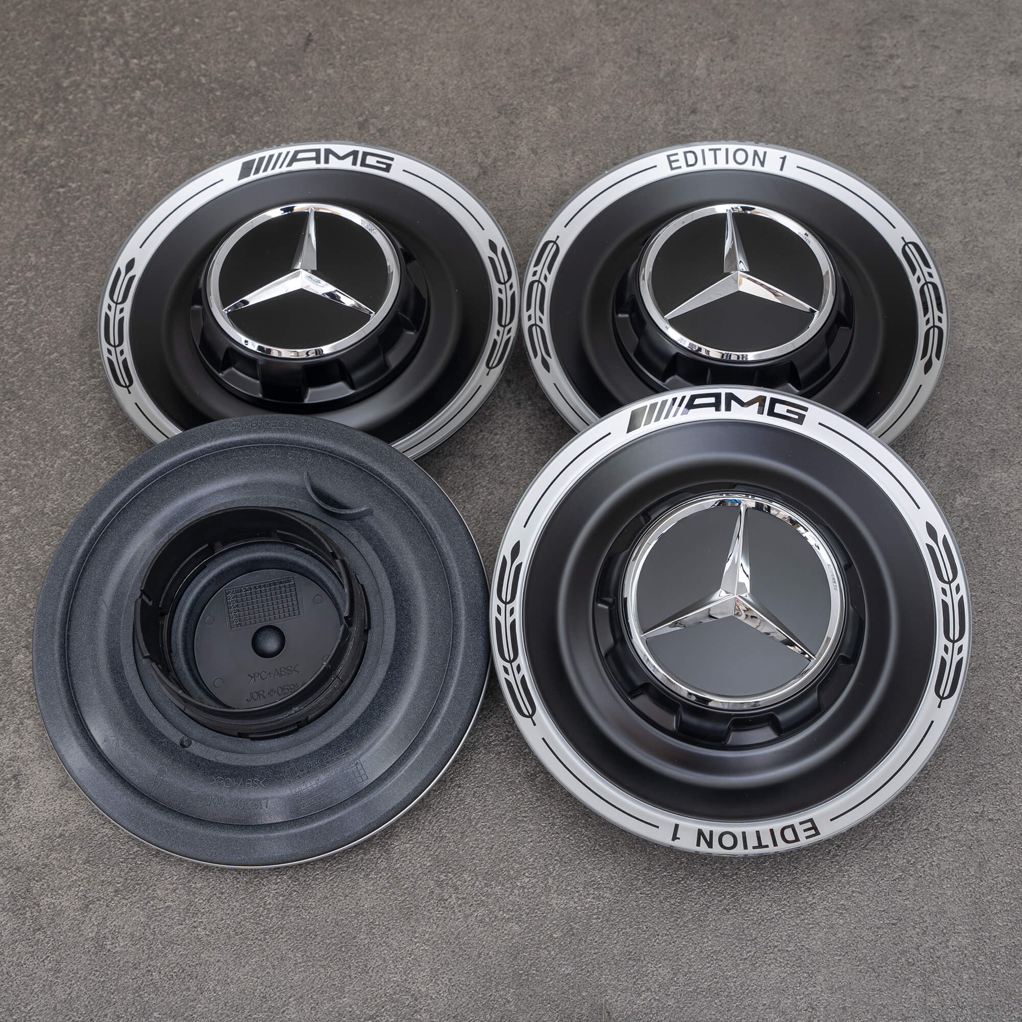 Enjoliveur de roue d'origine AMG Mercedes Benz Edition 1 A0004005700, capuchon moyeu, jante, bouchon à vis, neuf