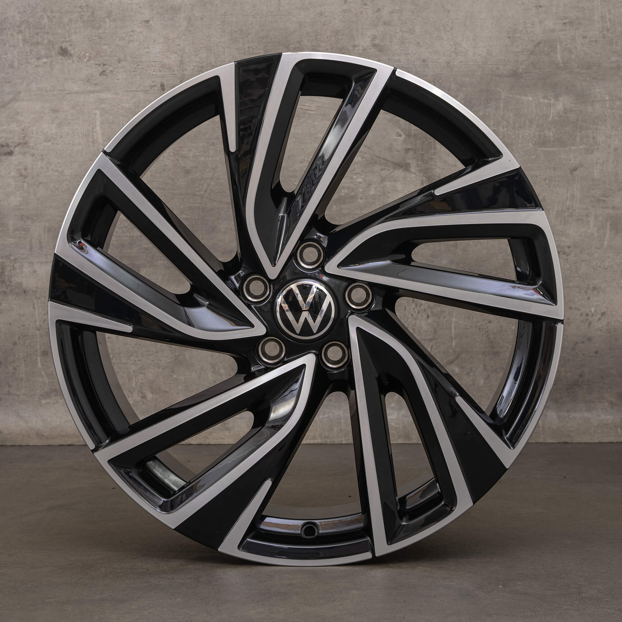 Original VW Golf 8 GTI GTD GTE R 19 inch rims Adelaide 5H0601025R black