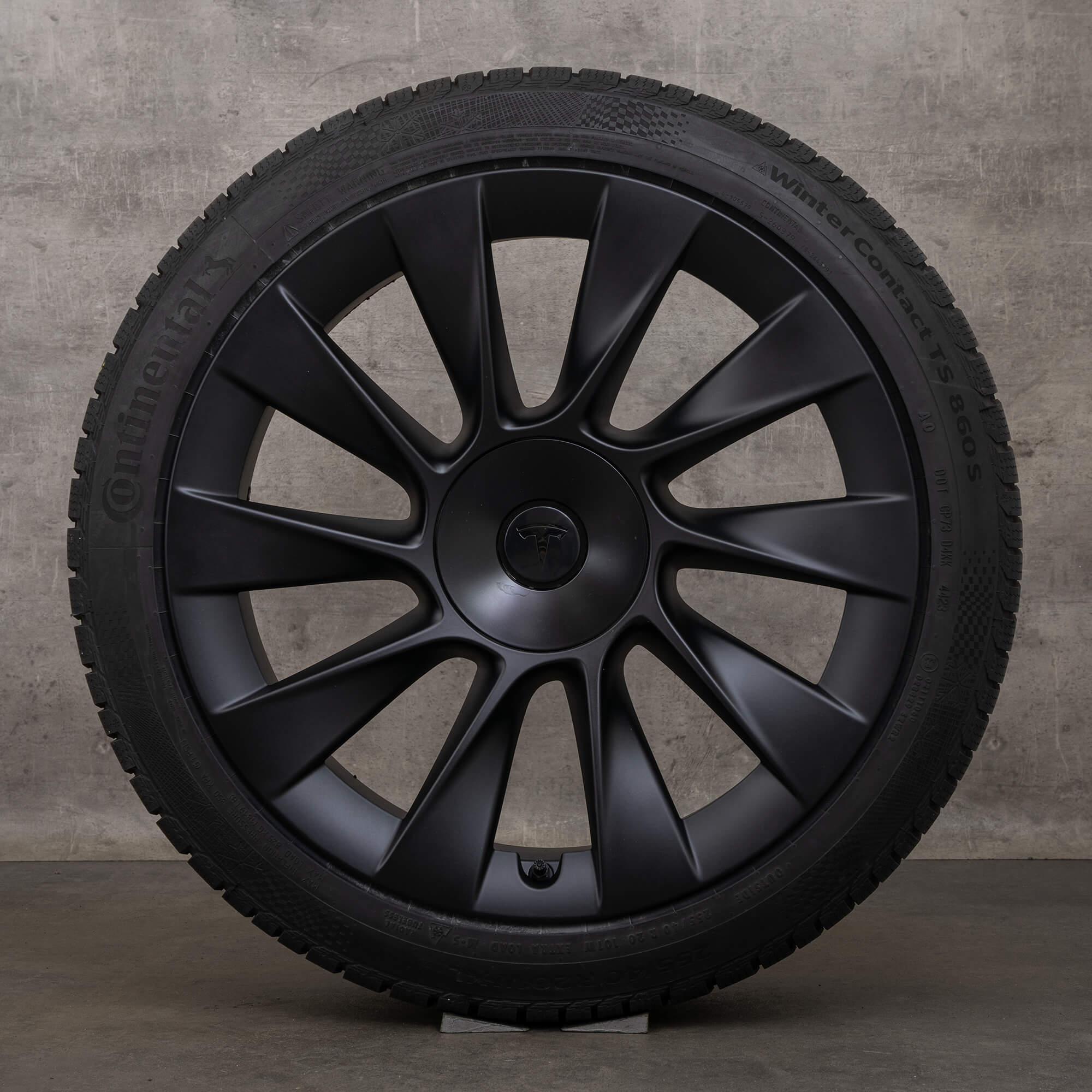 Roți de iarnă Tesla originale 20 inch Jante model Y anvelope Inducție 1188223-00-B gri