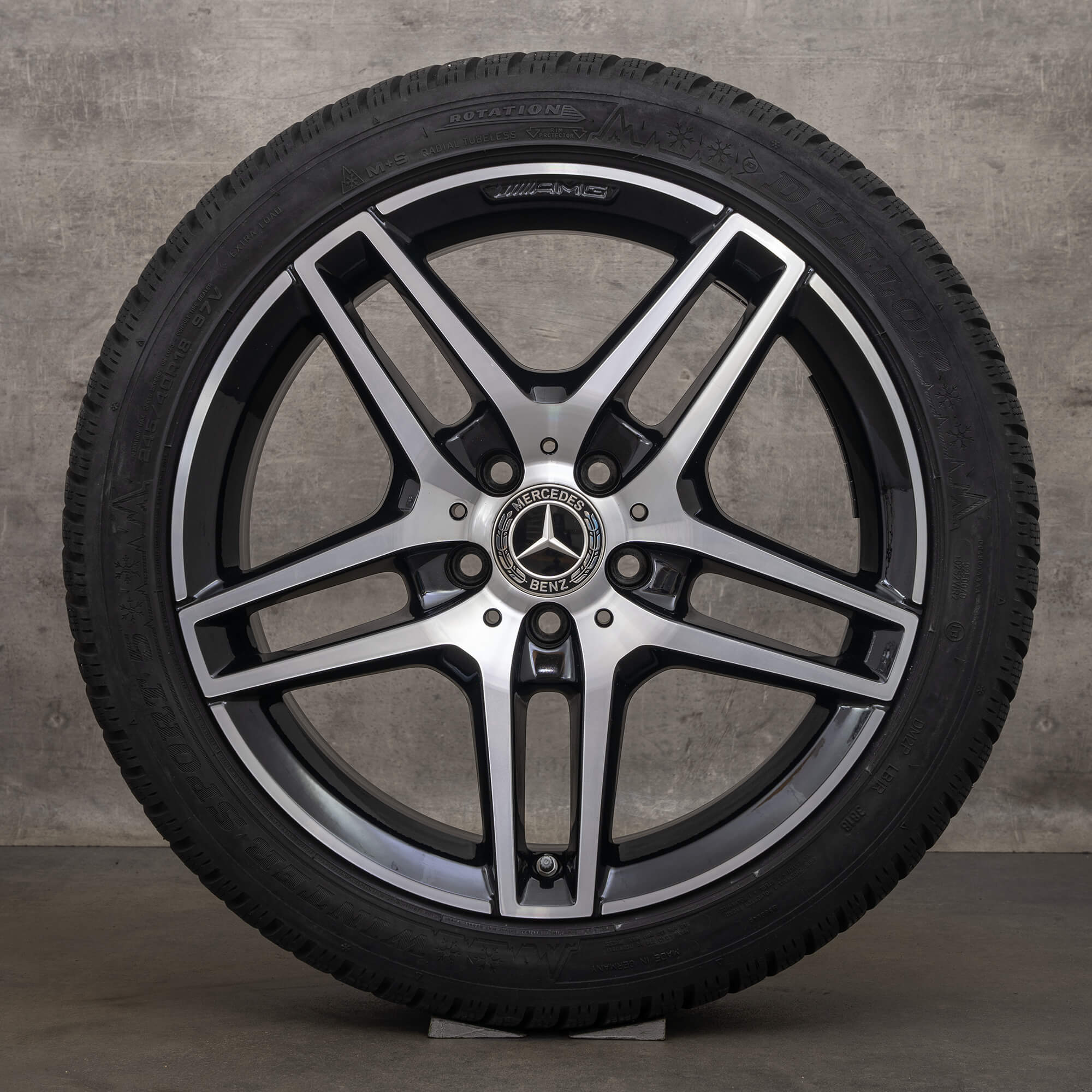 OEM Mercedes Benz E-Class W212 S212 18 inch rims winter wheels aluminum tires A2124010300