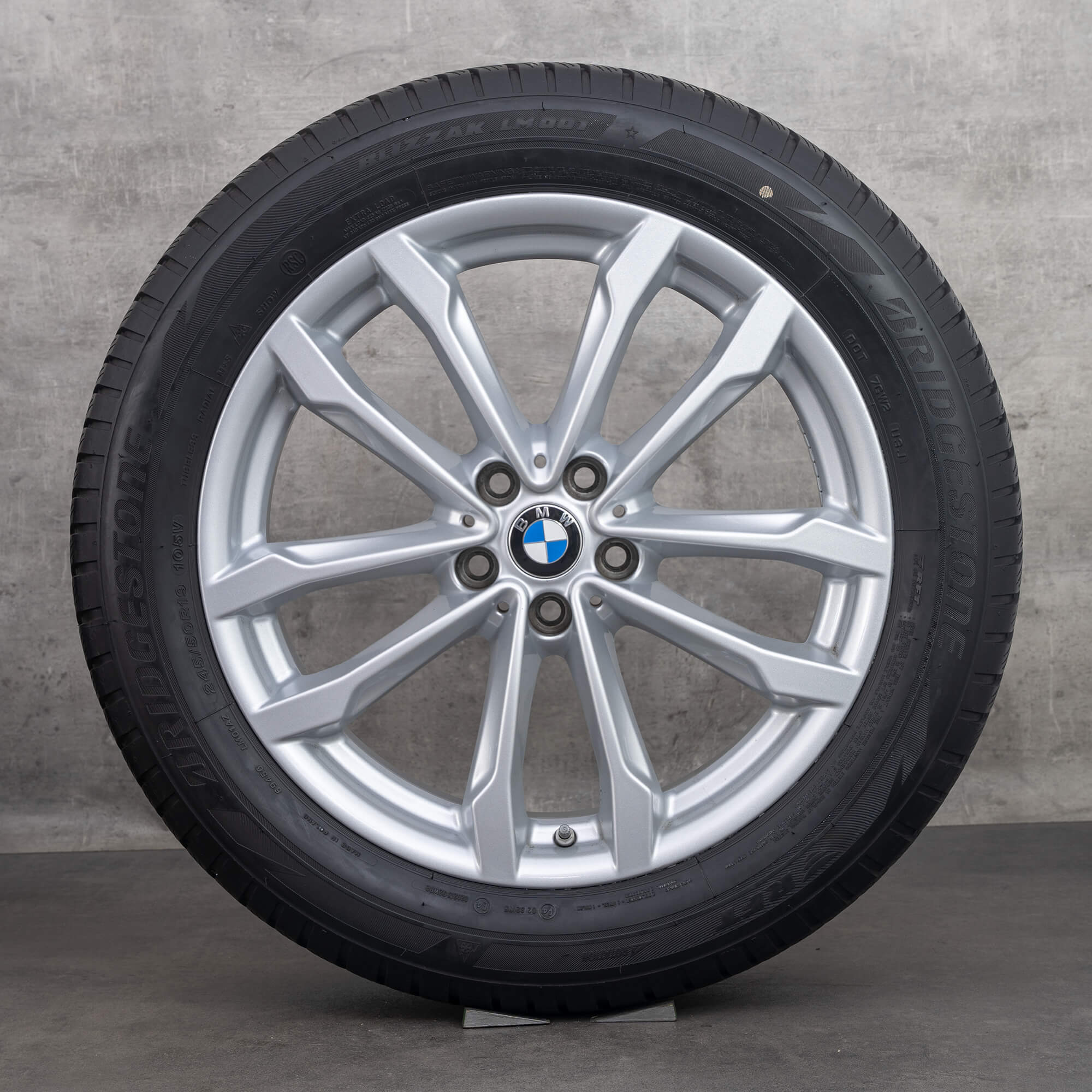 Jante BMW 19 inch X3 G01 X4 G02 stil 691 anvelope de iarna roti OEM iarna