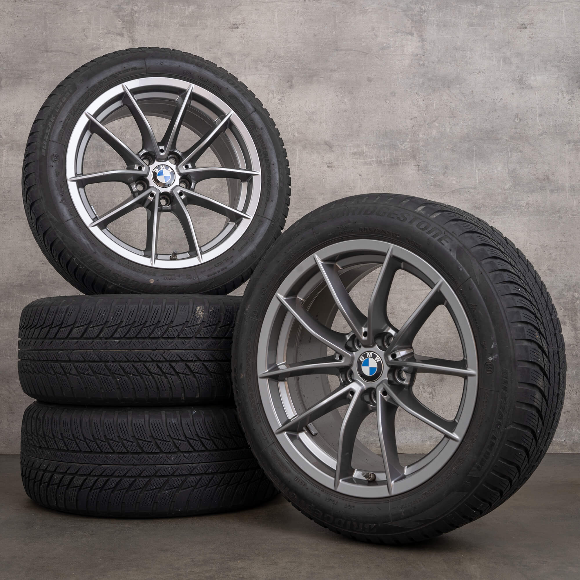 Rodas de inverno BMW Z4 G29 jantes 17 polegadas com pneus 768 6886152 6886153