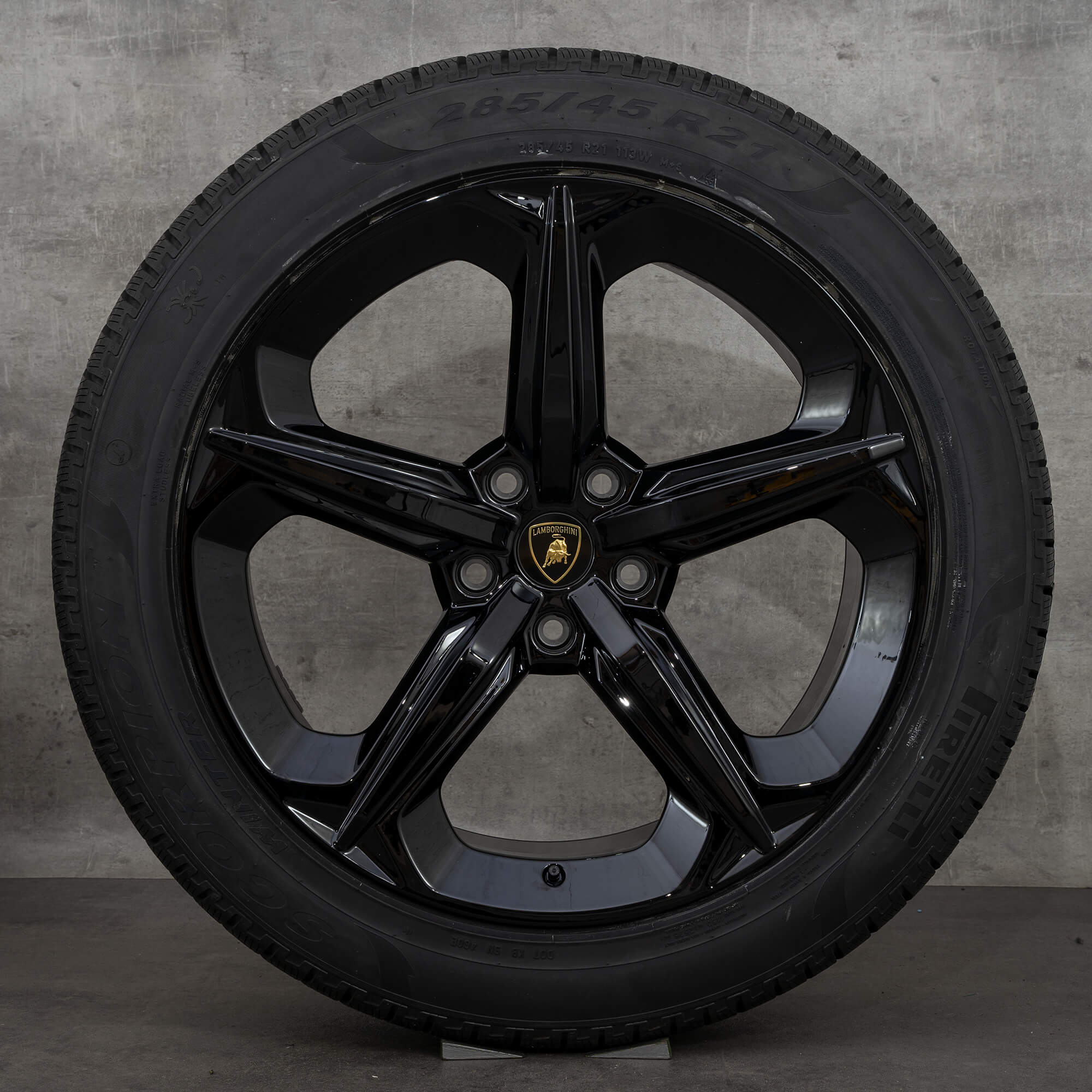 Lamborghini Urus jante 21 inch anvelope iarna roti OEM aluminiu NOU