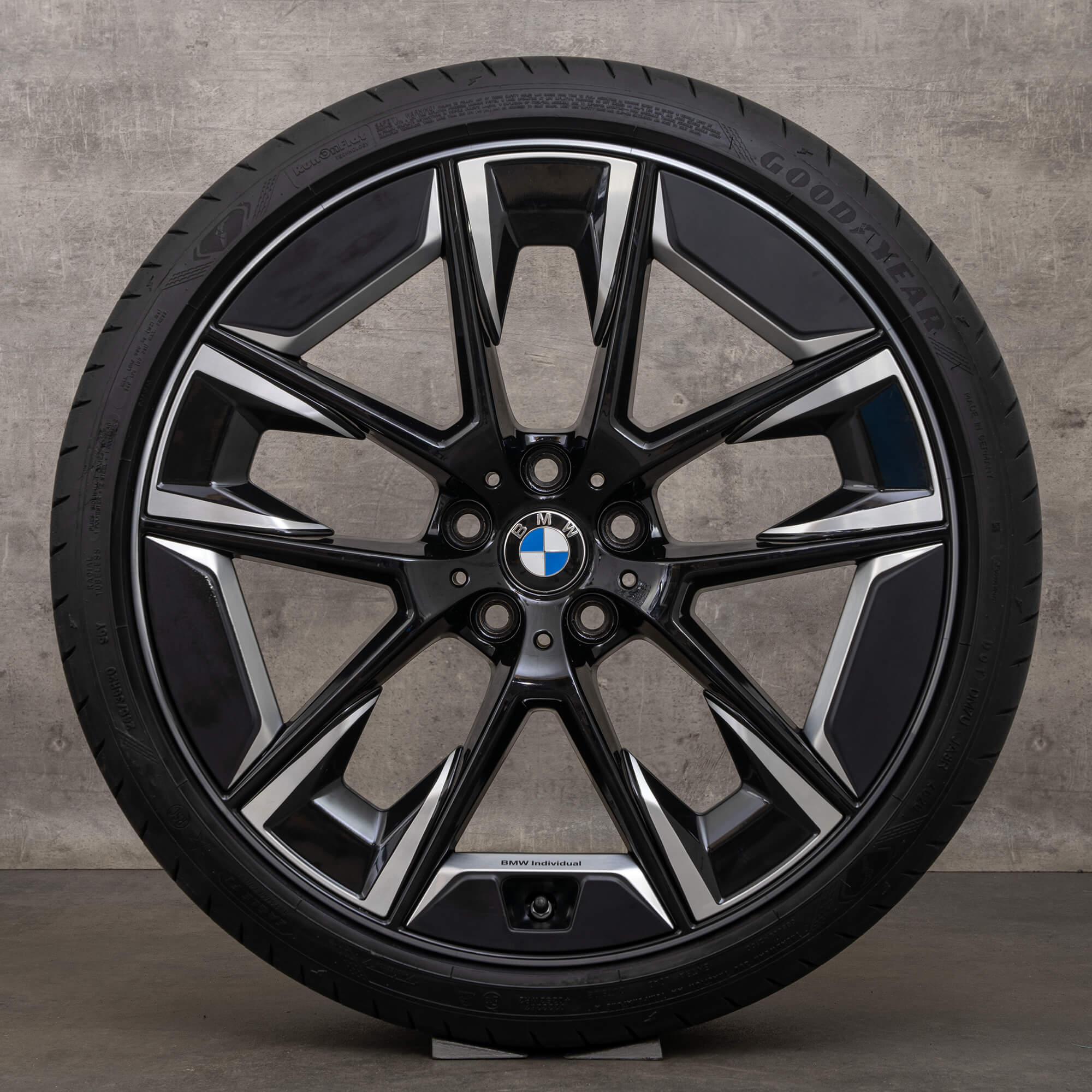 BMW 5-serie G30 G31 sommerhjul 20 tommer fælge sommerdæk aluminiumsfælge 1001 i