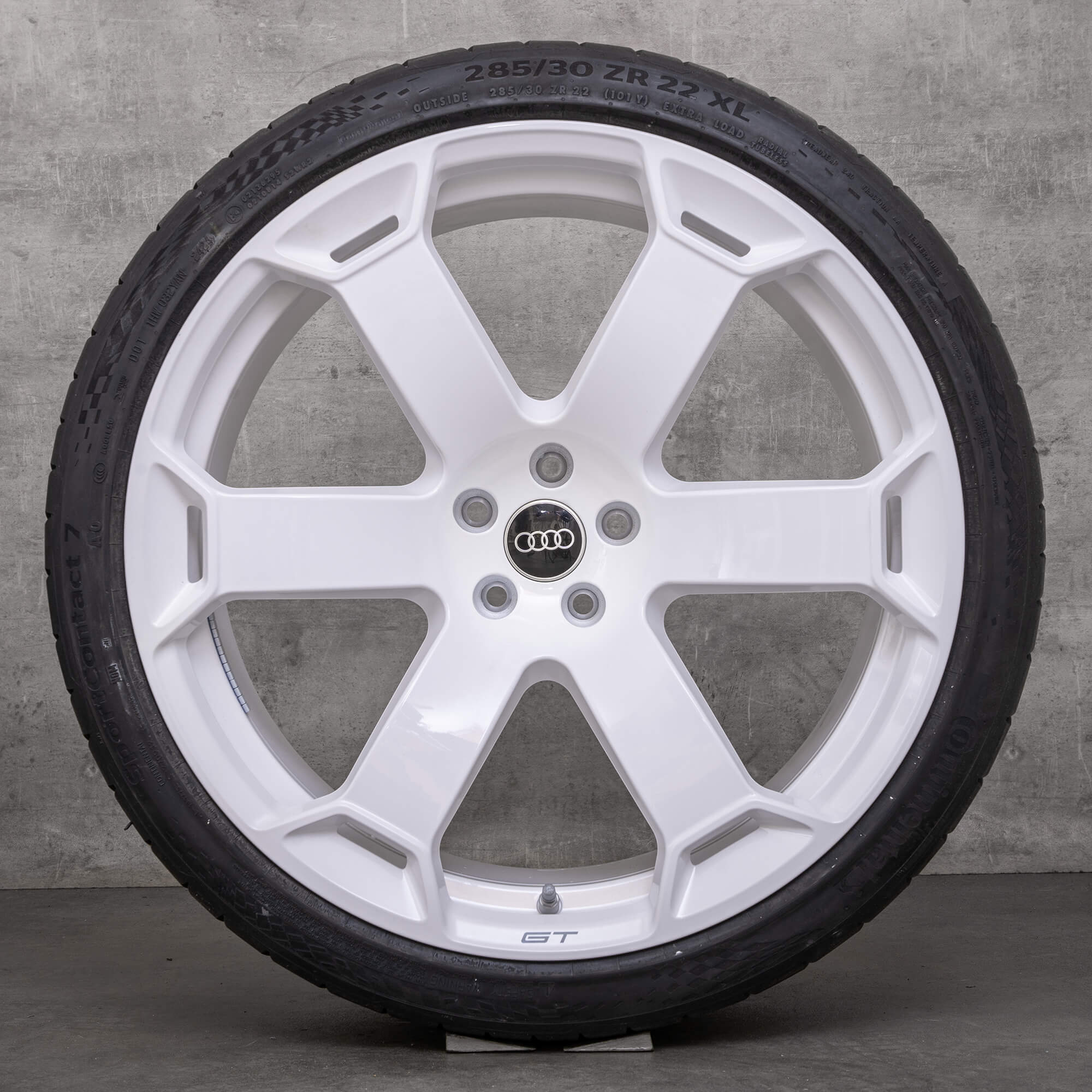 Original Audi RS6 RS7 GT llantas de verano 22 pulgadas 4K C8 retro 4K0601025EB blanco