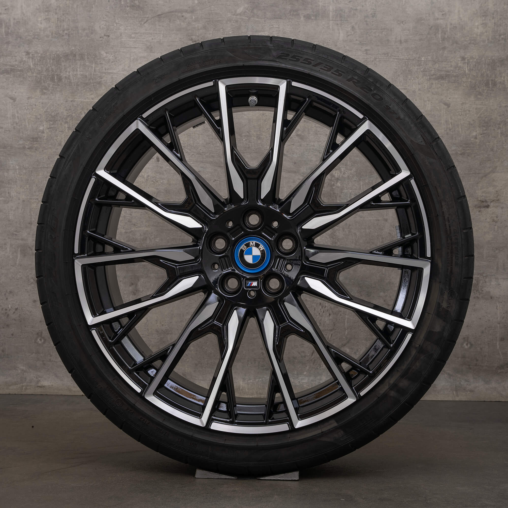 OEM BMW i4 rims 20 inch G26 summer wheels 868 M 5A130F0 5A130F3 jet black