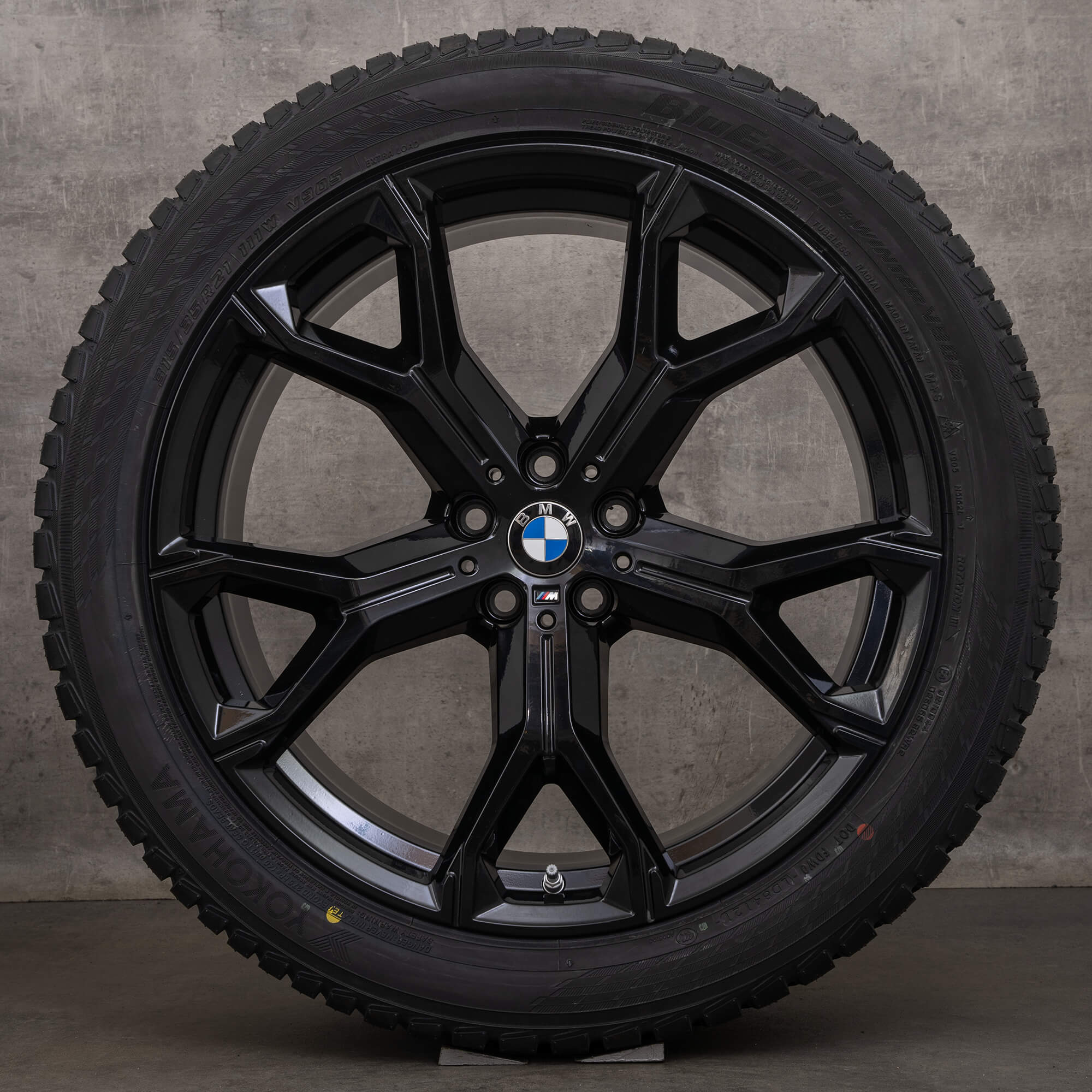 Pneus de inverno originais BMW X5 G05 X6 G06 jantes 21 polegadas 741 M rodas