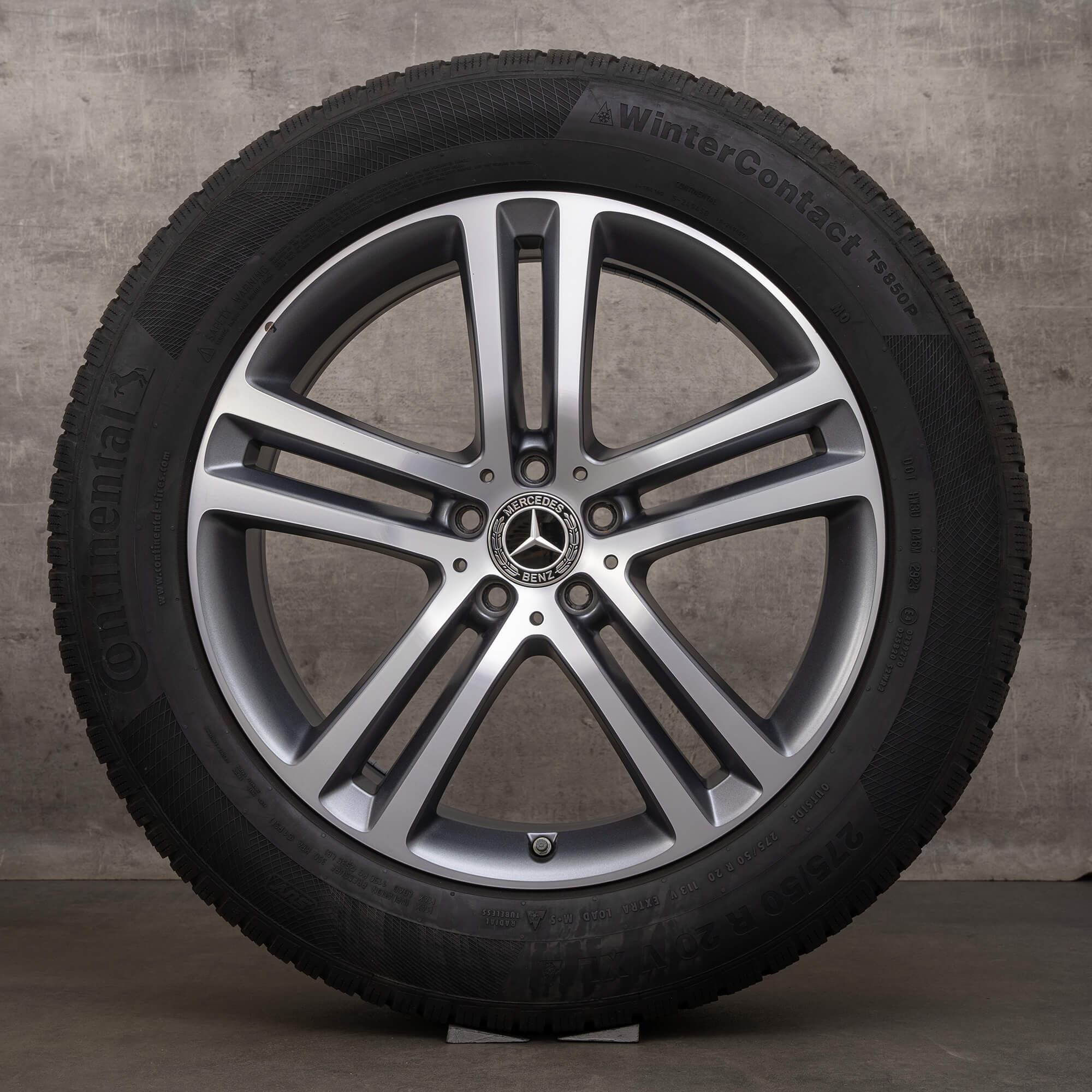 OEM Mercedes GLE W167 SUV 20 inch winter tires rims A1674012400