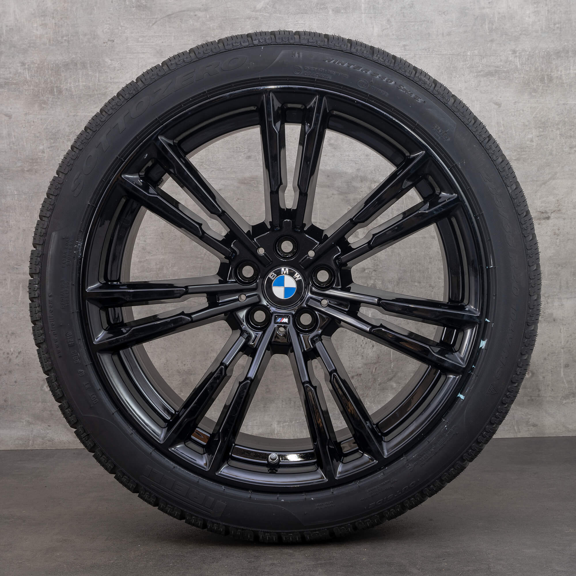 BMW M5 F90 stil jante 20 inch 706 M anvelope iarna roti 7857077 7857078