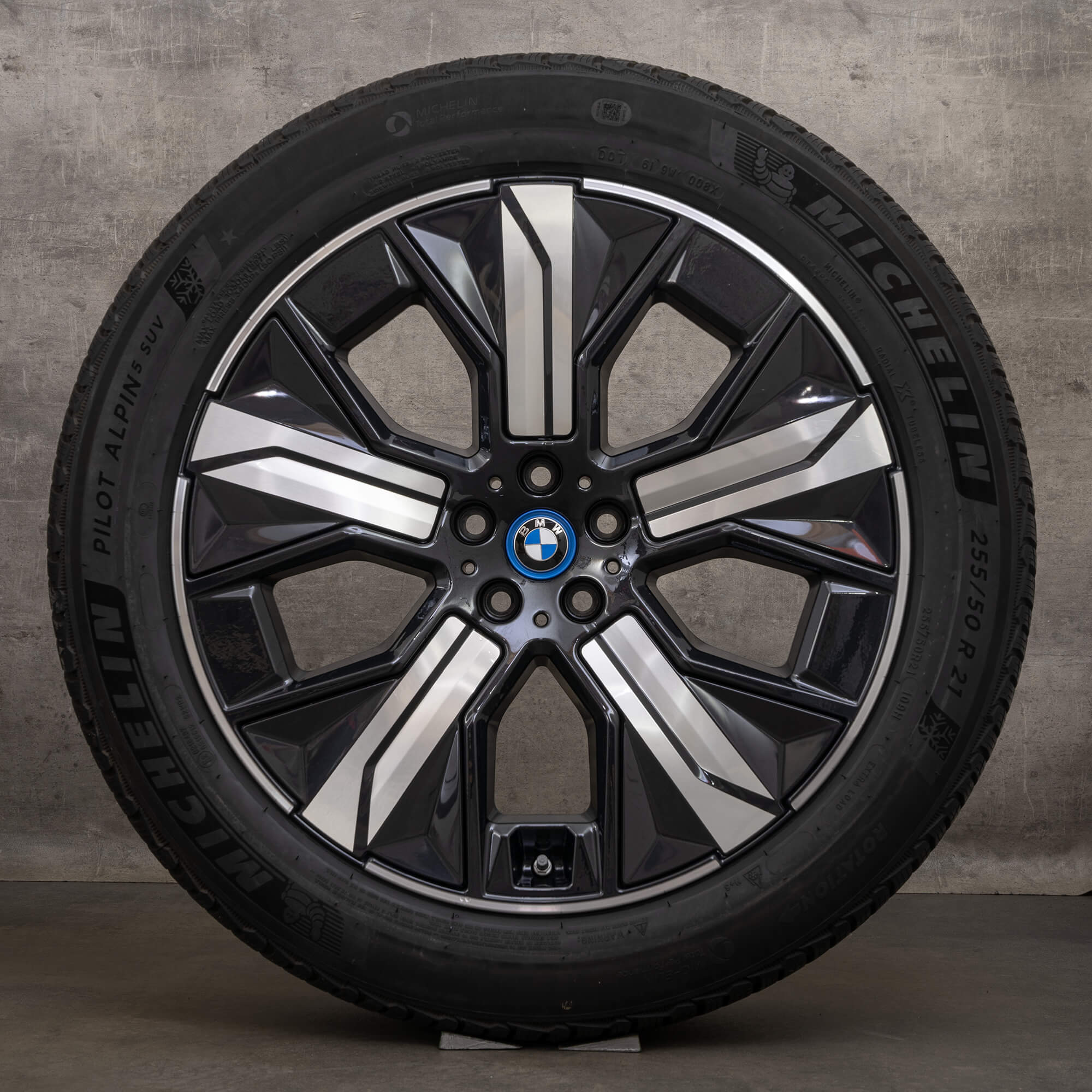 Originele BMW iX i20 21 inch winterbanden velgen 5A02655 Styling 1011 zwart