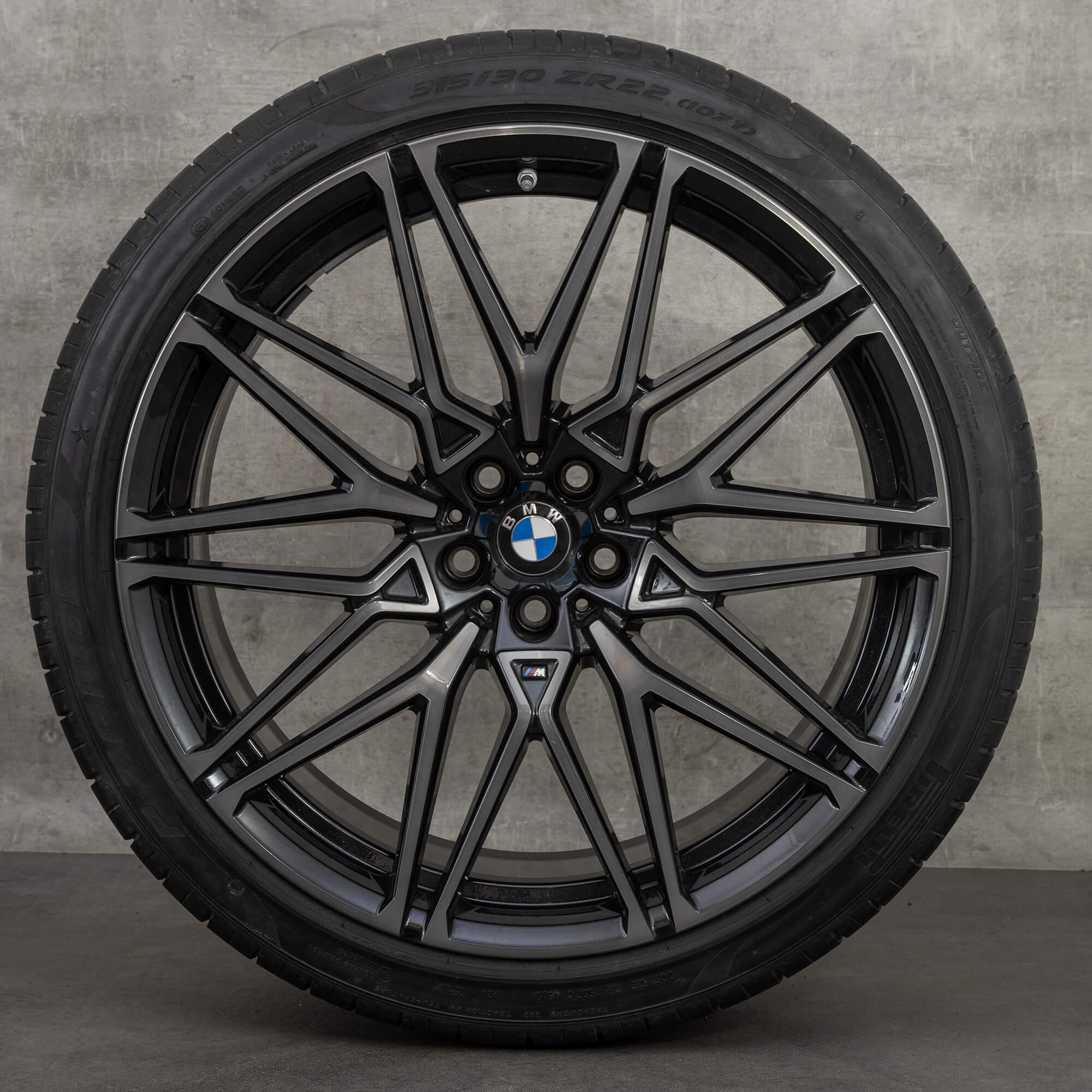 BMW 21 jantes 22 pouces X5M F95 X6M F96 style M818 roues d'été 8093563 8093564